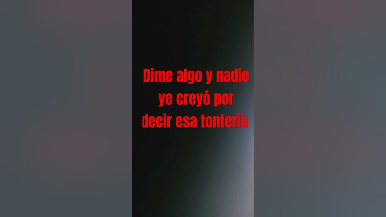 dime algo - YouTube