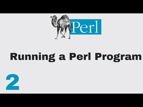 Perl Script Tutorial for Beginners - 2 Running a Perl Program #perl #perltutorial