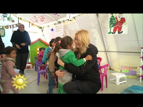 Jenny Strömstedt: Så var min Unicef-resa till Libanon - Nyhetsmorgon (TV4)