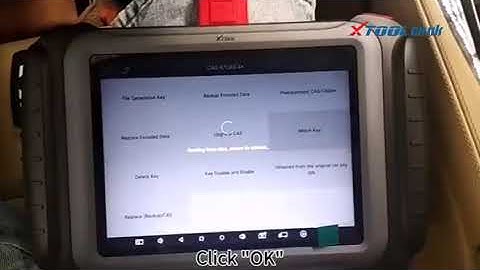 Xtool X100PAD Elite(x100 pad 3) on BMW CAS4 Key Programming-www.xtool.co.uk