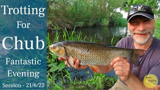 Trotting For Chub On The Stick Float - Small River Fishing (With