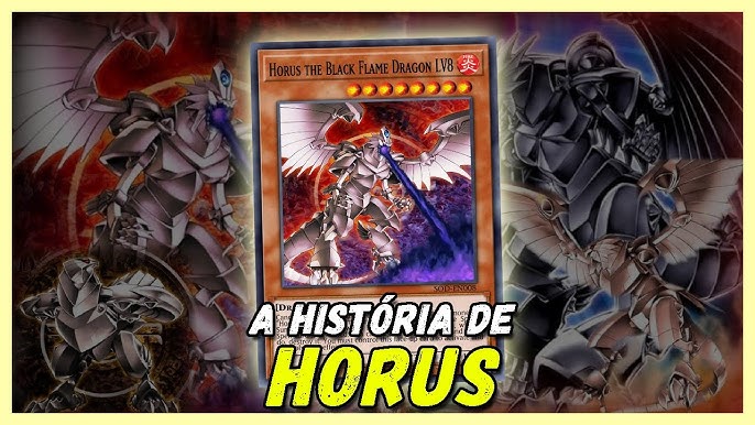 Yu Gi Oh. Horus the Black Flame Dragon LV8.