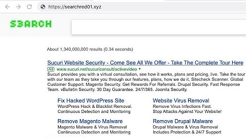 Searchred01.xyz redirect removal guide.