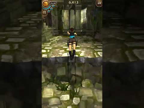 Lara Croft RELIC RUN stage 3 collect 40 coins! Android game play