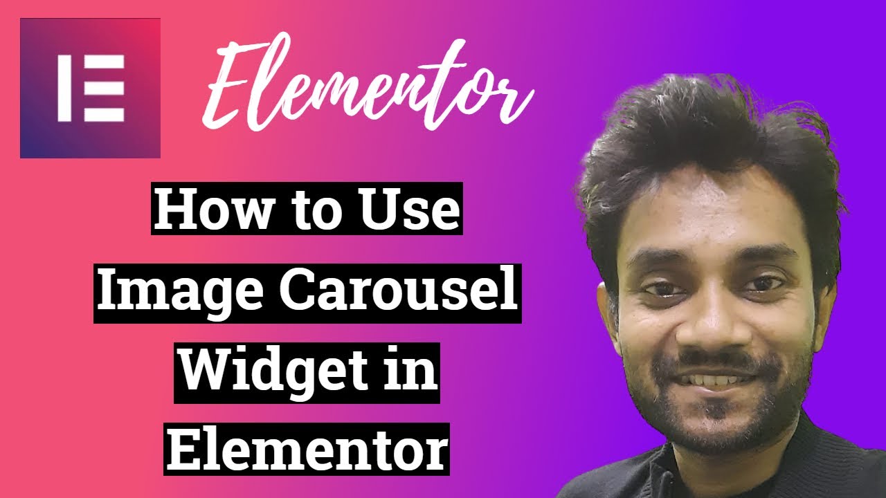 How to Use Image Carousel Widget in Elementor - YouTube