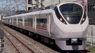 【特急ときわ68号運転に伴う送り込み回送✨】JR東日本特急型E657系ｶﾂK7編成(ふくしまDCラッピング黄緑)が回送列車として勝田駅2番線に到着するシーン