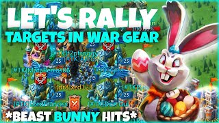 Lords Mobile| RALLYING TARGETS IN WAR GEAR WITH BUNNY!!