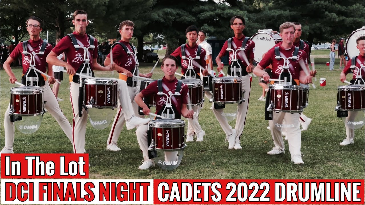 Cadets 2022 Drumline In The Lot DCI Finals Night YouTube