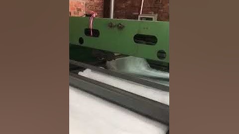Wadding Production line working video