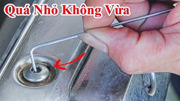 Sử Dụng Khóa Lục Giác Nhỏ Để Mở Ốc Lục Giác Lớn Đơn Giản / Mẹo Mở Ốc Lục Giác Không Cần Khóa