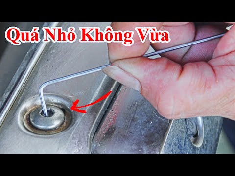 Sử Dụng Khóa Lục Giác Nhỏ Để Mở Ốc Lục Giác Lớn Đơn Giản / Mẹo Mở Ốc Lục Giác Không Cần Khóa