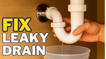 Repair Leaky Sink Drain Pipe