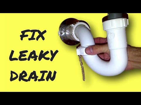 Repair Leaky Sink Drain Pipe