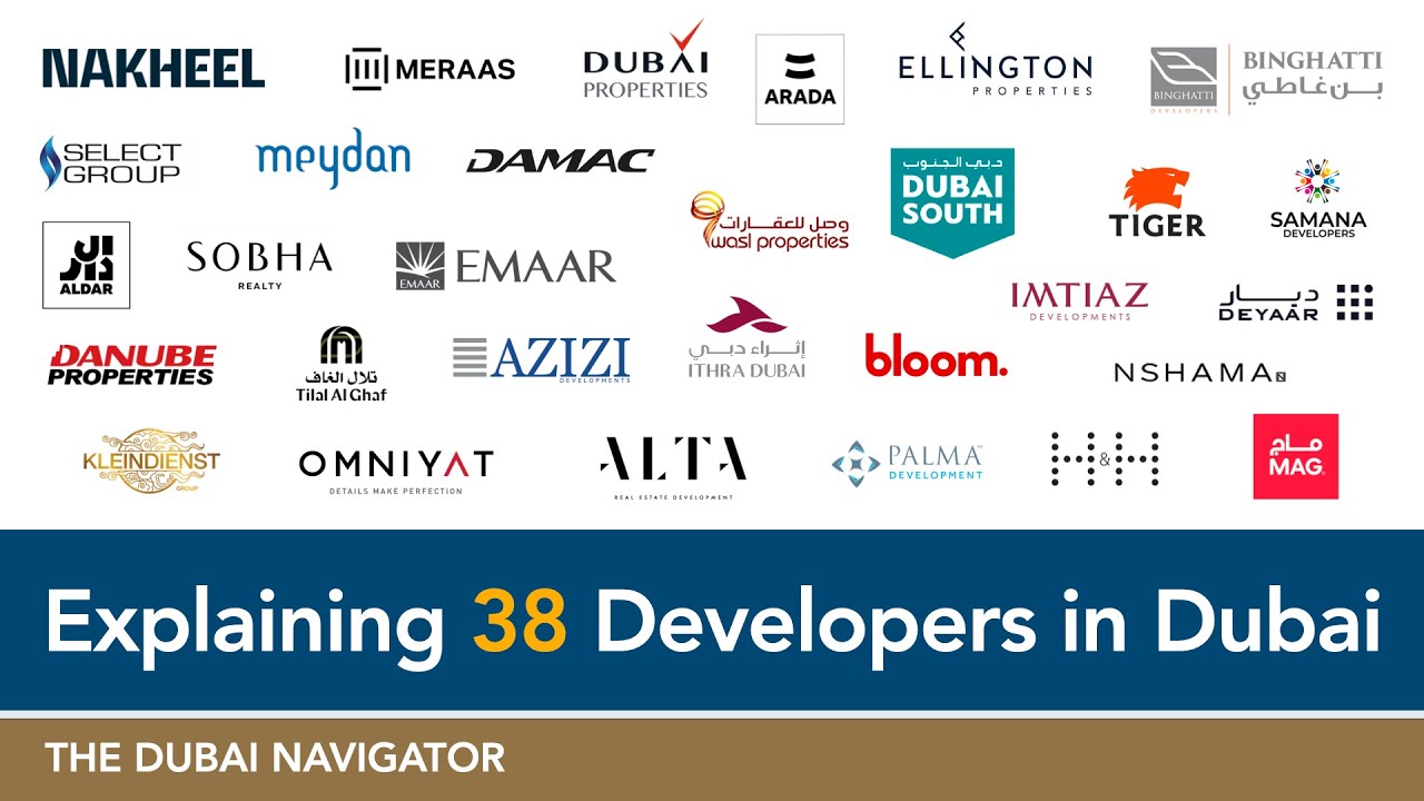 38 Dubai UAE Property Developers Explained YouTube 38 Dubai UAE Property Developers Explained YouTube