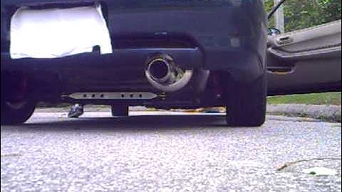 1998 Acura Integra LS OBX-R Twin Loop Exhaust Clip