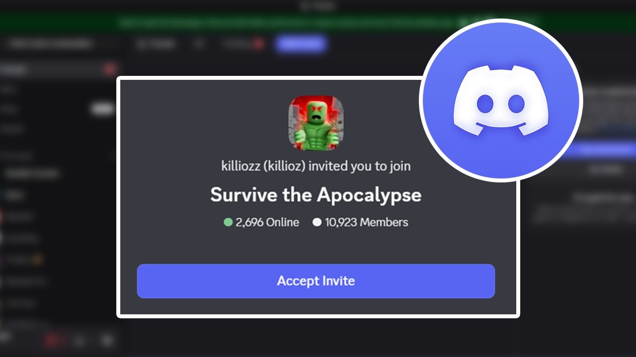 How to Join Survive The Apocalypse Discord Server - YouTube