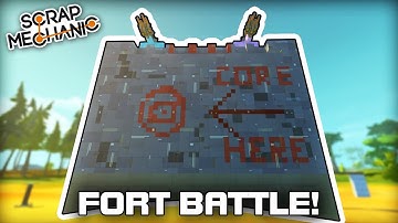 2v2 Multiplayer Box Fort Battle! (Scrap Mechanic #289)