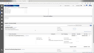 Navigating from Requisition to Purchase Order To Invoice