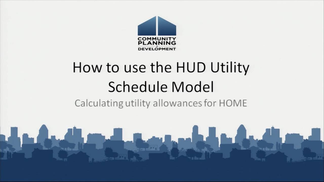 Hud Approved Utility Allowance Chart