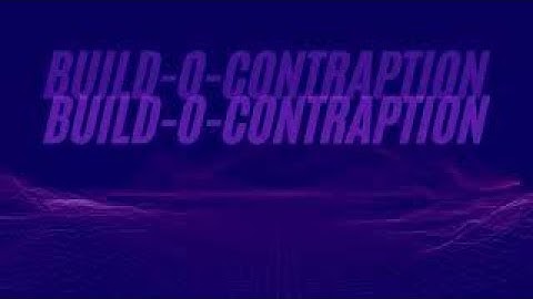 Build-O-Contraption || Entry-17 || NIMBUS 2021 || NIT Hamirpur