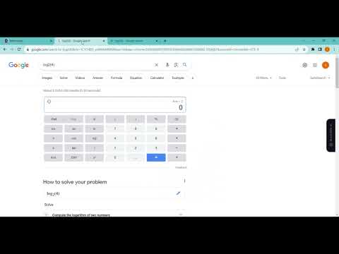 how to calculate log2(x) in any calculator