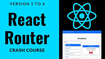 React Router Crash Course with React v6 Invoice App