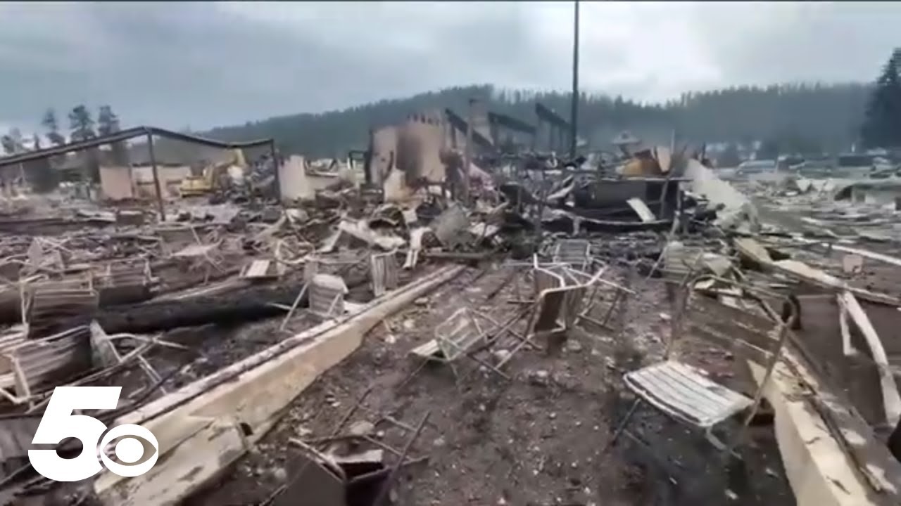 Firefighters continue to battle wildfires in the U.S. - YouTube