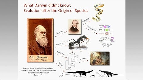 What Darwin Didn’t Know: Evolution Since “The Origin of Species” | Andrew Berry