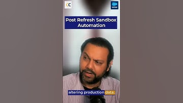 Are you missing this step before the Salesforce Sandbox post referesh?