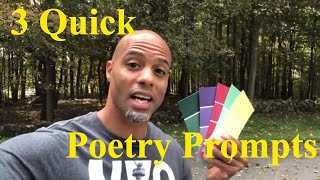 3 Quick Poetry Prompts