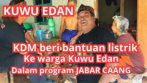 KUWU EDAN‼️KDM beri bantuan listrik ke warga Kuwu Edan#viral #kuwuedan #kdm