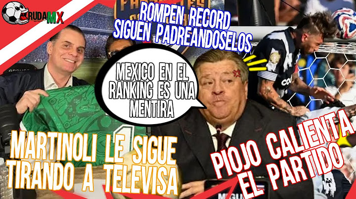 Piojo le Tira a México 😱 Martinoli se sigue M3 4ndo en Televisa Logran RECORD, Rayados sorprendió