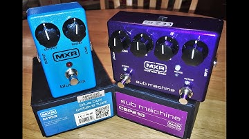 MXR Sub Machine VS Blue Box - Pedal Shoot Out!
