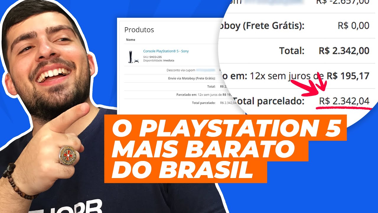 como comprar playstation 5 barato  play 5 com muito desconto 