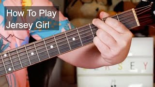 Video thumbnail of "'Jersey Girl' Tom Waits Easy Acoustic Guitar Lesson"