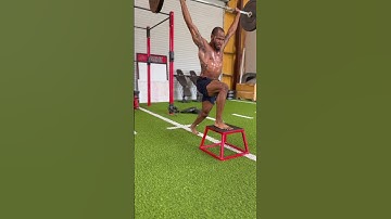 BB Dynamic Lunge to Box w/ Press