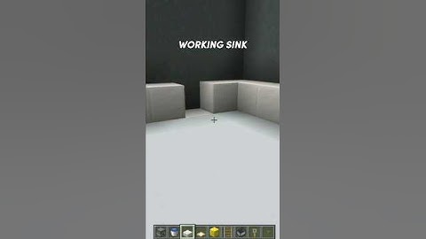 How to Build Working Sink in Minecraft #minecraft #minecraftshorts #fypviralシ #viralshort #shorts