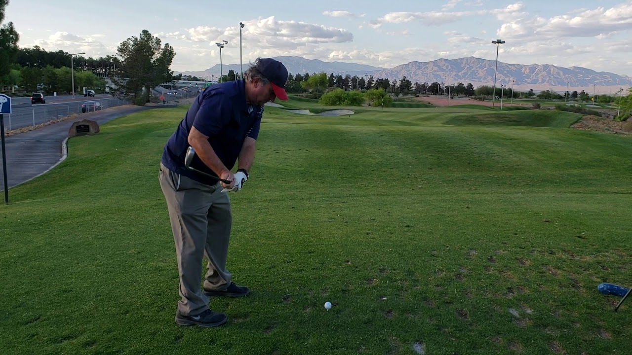 Bob Kinard at Angel Park cloud nine hole one!