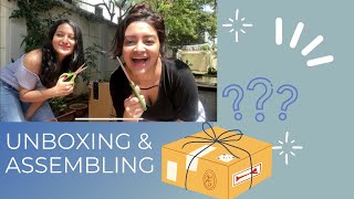 What's in the box? | Unboxing and assembling a dog cage/ dog crate