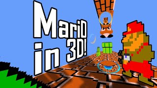 3D Mari0 | Portal Super Mario Bros. in 3D (Gameplay) screenshot 4