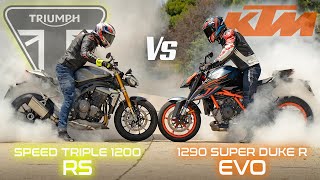 Comparativa | Triumph Speed Triple RS vs KTM 1290 Super Duke R EVO
