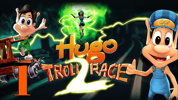 Hugo Troll Race 2: The Daring Rail Rush Gameplay Part 1 (iOS, Android)