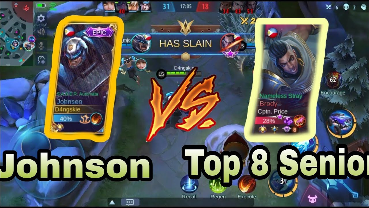 Johnson meet Top8 Senior Brody/ GGWP😁😁 ~ mlbb2020