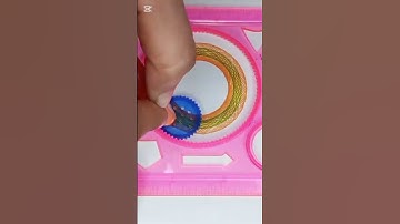 "How to Make Incredible Spirograph Art | Step-by-Step Tutorial"#spirograph #art #asmr