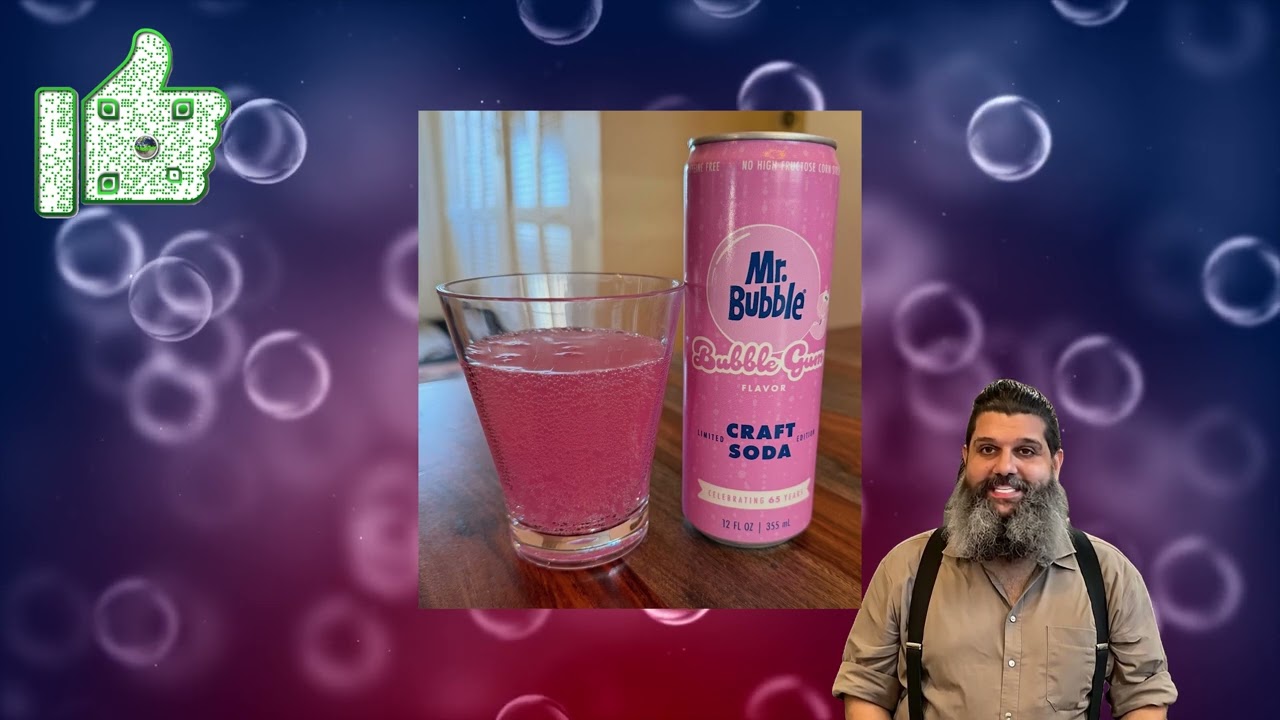 Mr. Bubble Bubble Gum Flavor Craft Soda