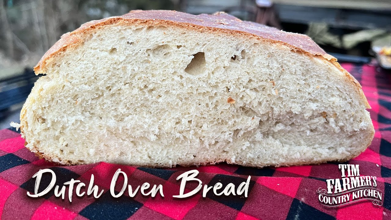 Rustic Dutch Oven Bread Baked on the Grill - 1840 Farm