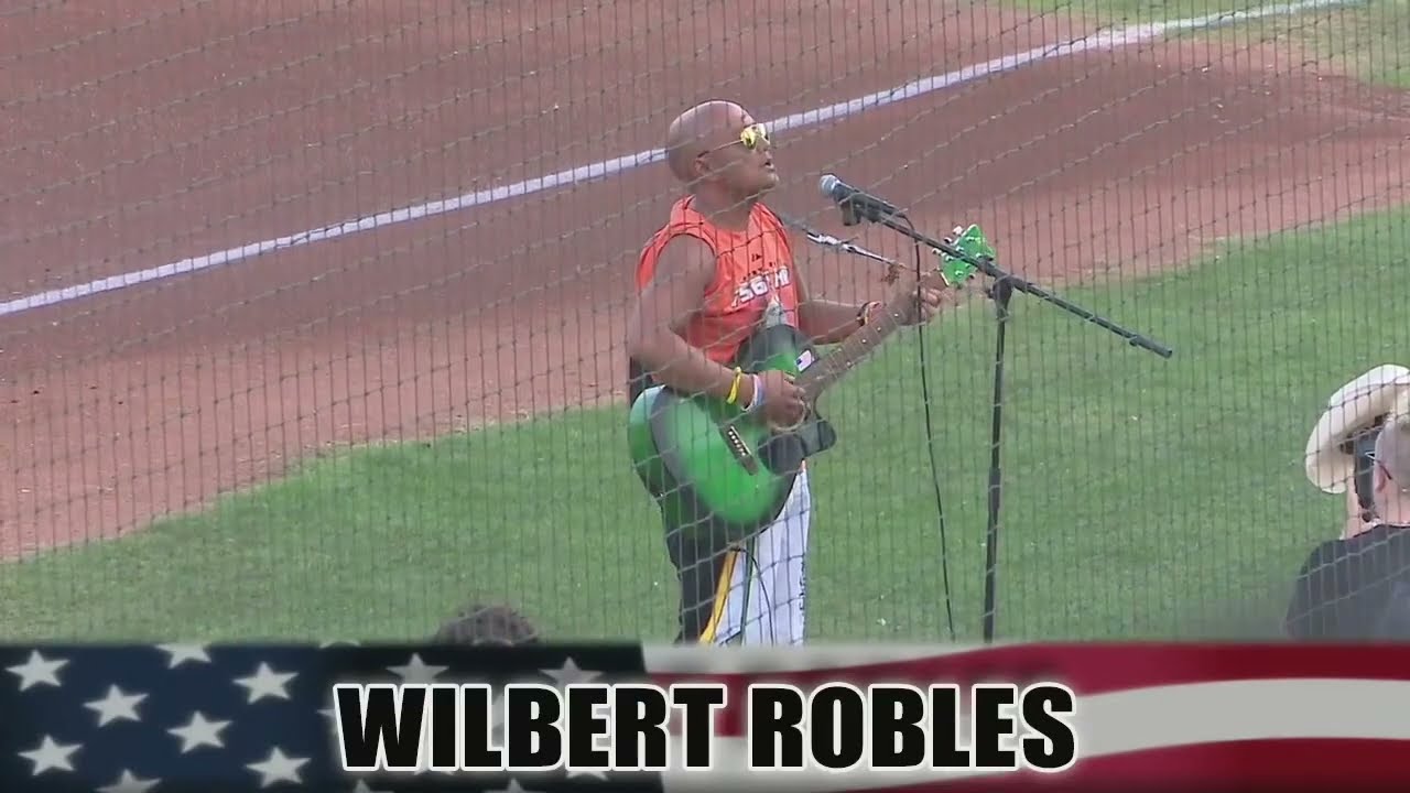 SJ Giants National Anthem July 16th 2023 performed by Wilbert Robles