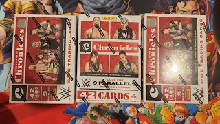 3 WWE Chronicles Blaster Boxes!  Auto Pull And Multiple Numered Cards!!!