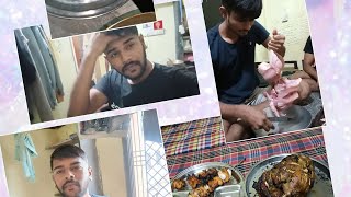 HOSTEL DAYS VLOG NO.1.                      hostel Mai chicken ki party ?????