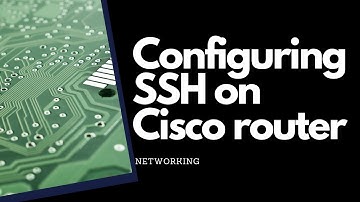 Configuring SSH on Cisco Router 1921